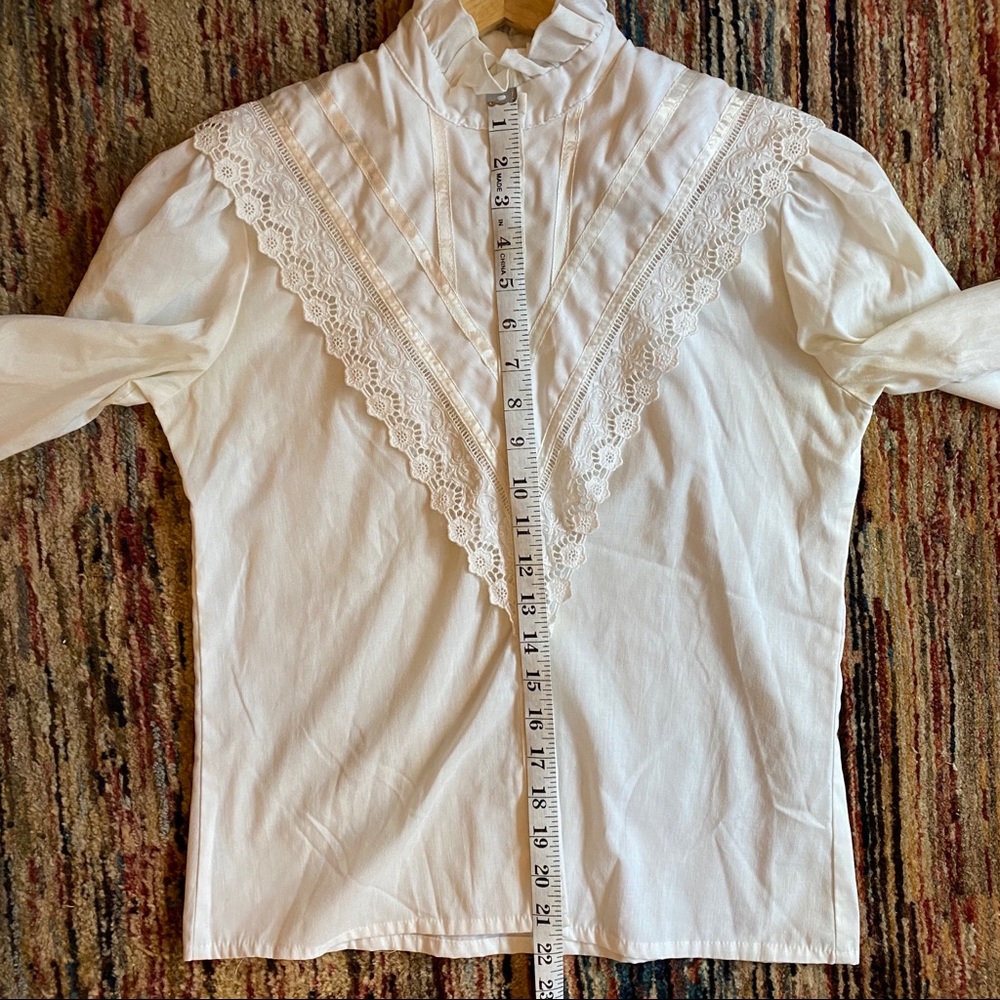 Gunne Sax / Jessica’s Gunnies Victorian Revival Blouse - Picture 8 of 11